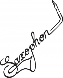 logo12 saxophon schriftzug